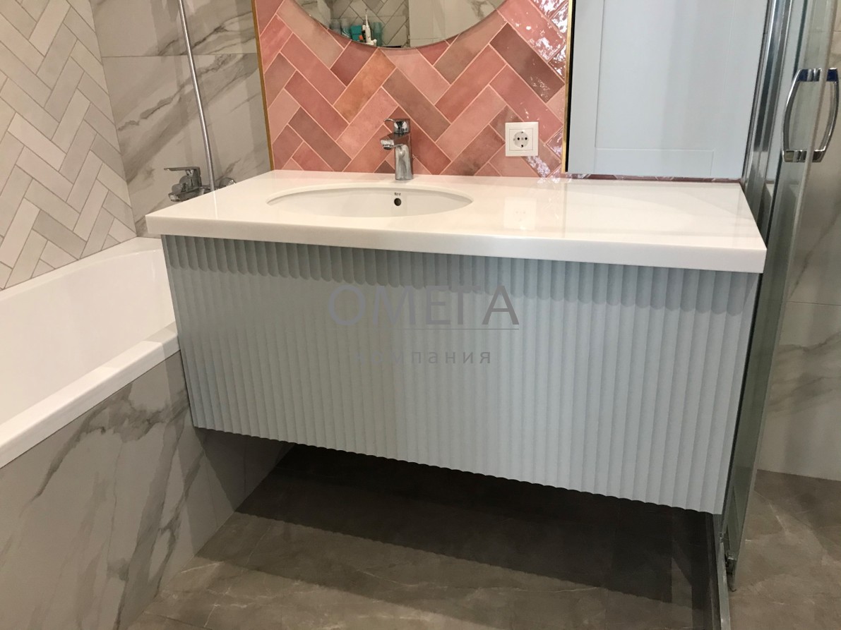 Мебель для ванной комнаты на заказ в Челябинске по индивидуальным размерам